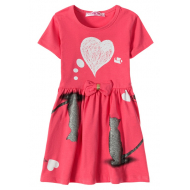 12-37200-4 "Mirror" Платье для девочки, 3-7 лет, фуксия 12-37200-4 "Mirror" Платье для девочки, 3-7 лет, фуксия