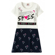 12-3794-3 "She's" Платье для девочки, 3-7 лет, белый 12-3794-3 "She's" Платье для девочки, 3-7 лет, белый