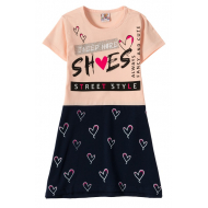 12-3794-6 "She's" Платье для девочки, 3-7 лет, коралл 12-3794-6 "She's" Платье для девочки, 3-7 лет, коралл