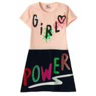 12-3795-6 "Girl" Платье для девочки, 3-7 лет, коралл 12-3795-6 "Girl" Платье для девочки, 3-7 лет, коралл