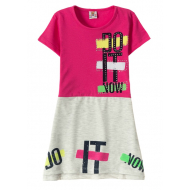 12-3796-3 "Do It" Платье для девочки, 3-7 лет, фуксия 12-3796-3 "Do It" Платье для девочки, 3-7 лет, фуксия