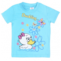 15-140251 "Ducking" Футболка, 1-4 года, бирюза 15-140251 "Ducking" Футболка, 1-4 года, бирюза