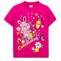 15-140253 "Cute Bunny" Футболка, 1-4 года, фуксия 15-140253 "Cute Bunny" Футболка, 1-4 года, фуксия