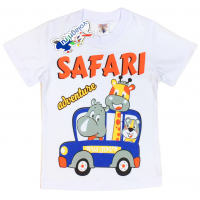 15-140153 "Safari" Футболка для мальчика, 1-4 года, белый 15-140153 "Safari" Футболка для мальчика, 1-4 года, белый
