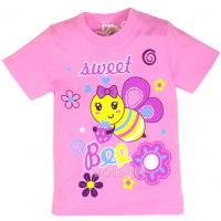 15-140232 "Sweet" Футболка для девочки, 1-4 года, розовый 15-140232 "Sweet" Футболка для девочки, 1-4 года, розовый