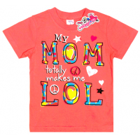 15-140258 "My Mom" Футболка, 1-4 года, персиковый 15-140258 "My Mom" Футболка, 1-4 года, персиковый