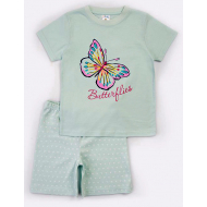 15-252202 "Butterflies" Комплект для девочки, 2-5 лет, бирюзовый 15-252202 "Butterflies" Комплект для девочки, 2-5 лет, бирюзовый