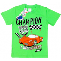 15-480131 "Champion" Футболка для мальчика, 4-8 лет, зеленый 15-480131 "Champion" Футболка для мальчика, 4-8 лет, зеленый