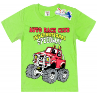 15-480145 "Speedway" Футболка для мальчика, 4-8 лет, салатовый 15-480145 "Speedway" Футболка для мальчика, 4-8 лет, салатовый