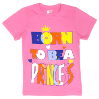15-480236 "Born Princess" Футболка для девочки, 4-8 лет, розовый 15-480236 "Born Princess" Футболка для девочки, 4-8 лет, розовый