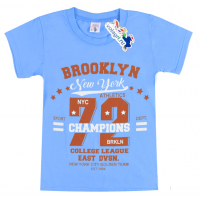 15-8120101 "Brooklyn" Футболка для мальчика, 8-12 лет, голубой 15-8120101 "Brooklyn" Футболка для мальчика, 8-12 лет, голубой