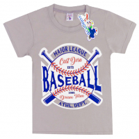 15-8120105 "Baseboll" Футболка для мальчика, 8-12 лет, серый 15-8120105 "Baseboll" Футболка для мальчика, 8-12 лет, серый