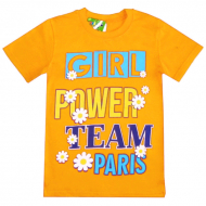 15-8120215 "Girl Power" Футболка для девочек, 8-12 лет, оранжевый 15-8120215 "Girl Power" Футболка для девочек, 8-12 лет, оранжевый