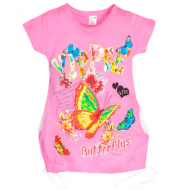 47-37806 Туника для девочки, 3-7 лет, розовый 47-37806 Туника для девочки, 3-7 лет, розовый