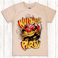 47-580107 "Halloween" Футболка для мальчика, 5-8 лет, бежевый 47-580107 "Halloween" Футболка для мальчика, 5-8 лет, бежевый