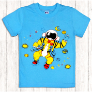 47-580110 Футболка для мальчика, 5-8 лет, бирюза 47-580110 Футболка для мальчика, 5-8 лет, бирюза