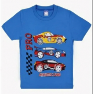 47-580174 Футболка для мальчика, 5-8 лет, голубой 47-580174 Футболка для мальчика, 5-8 лет, голубой