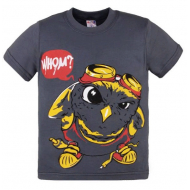 47-580118 Футболка для мальчика, графит, 5-8 лет 47-580118 Футболка для мальчика, графит, 5-8 лет