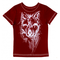 50-0204930 "Wolf" Футболка для мальчика, террактовый 50-0204930 "Wolf" Футболка для мальчика, террактовый