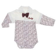 70-25441 "Baby" Боди для новорожденных, коричневый 70-25441 "Baby" Боди для новорожденных, коричневый