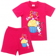 15-142219 "Cute Love" комплект, 1-4 года, фуксия 15-142219 "Cute Love" комплект, 1-4 года, фуксия