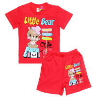 1422-65 "Little Bear" комплект, 1-4 года, красный 1422-65 "Little Bear" комплект, 1-4 года, красный