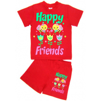 15-142217 "HAPPY FRIENDS" комплект, 1-4 года, красный 15-142217 "HAPPY FRIENDS" комплект, 1-4 года, красный