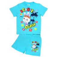 15-142205 "BEAUTY BEACH" комплект, 1-4 года, бирюза 15-142205 "BEAUTY BEACH" комплект, 1-4 года, бирюза