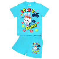 15-142219 "BEAUTY BEACH" комплект, 1-4 года, бирюза 15-142219 "BEAUTY BEACH" комплект, 1-4 года, бирюза