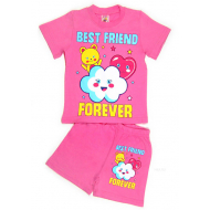 15-142206 "BEST FRIEND" комплект, 1-4 года, розовый 15-142206 "BEST FRIEND" комплект, 1-4 года, розовый