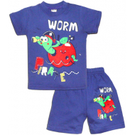 15-142101 "WORM PIRATE" комплект, 1-4 года, синий 15-142101 "WORM PIRATE" комплект, 1-4 года, синий