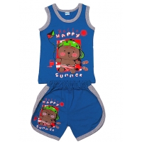 11-143123 "Happy" комплект майка+шорты, 1-4 года, синий 11-143123 "Happy" комплект майка+шорты, 1-4 года, синий