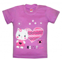 11-140279 "KITTY" Футболка, сиреневый, 1-4 года 11-140279 "KITTY" Футболка, сиреневый, 1-4 года