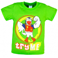 11-140112 "TRY ME" Футболка, салатовый, 1-4 года 11-140112 "TRY ME" Футболка, салатовый, 1-4 года