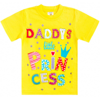 15-480221 "DADDYS PRINCESS" Футболка, 4-8 лет, желтый 15-480221 "DADDYS PRINCESS" Футболка, 4-8 лет, желтый