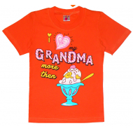 15-480207 "Grandma" футболка, 4-8 лет, оранжевый 15-480207 "Grandma" футболка, 4-8 лет, оранжевый