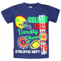 15-480118 "COLLEGE" Футболка, 4-8 лет, синий 15-480118 "COLLEGE" Футболка, 4-8 лет, синий
