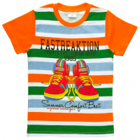 15-69191 "SPORT SHOES" Футболка в полоску, 6-9 лет 15-69191 "SPORT SHOES" Футболка в полоску, 6-9 лет