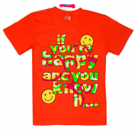 81202-30 "Happy" Футболка для девочек, 8-12 лет 81202-30 "Happy" Футболка для девочек, 8-12 лет