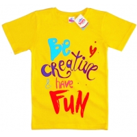 91302-5 "CREATIVE" футболка для девочек 9-13 лет 91302-5 "CREATIVE" футболка для девочек 9-13 лет