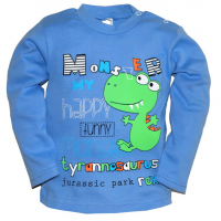 11-141155 "Monster" Кофта на кнопках, 1-4 года, синий 11-141155 "Monster" Кофта на кнопках, 1-4 года, синий
