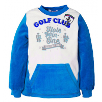 "GOLF CLUB" Толстовка с карманами, велюр, 1-4 года "GOLF CLUB" Толстовка с карманами, велюр, 1-4 года