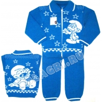 42-052301 «Смурфик» Костюм для мальчика, 92-98 42-052301 «Смурфик» Костюм для мальчика, 92-98