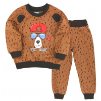 10-148116 "BEAR" Костюм для мальчика, 1-4 года, коричневый 10-148116 "BEAR" Костюм для мальчика, 1-4 года, коричневый