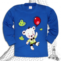 11-141162 "HAPPY BEAR" Джемпер для мальчика, 1-4 года, синий 11-141162 "HAPPY BEAR" Джемпер для мальчика, 1-4 года, синий