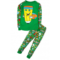 11-148127 "FUNNY PENCIL" Пижама, интерлок, 1-4 года, зеленый 11-148127 "FUNNY PENCIL" Пижама, интерлок, 1-4 года, зеленый
