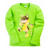 11-251104 "FUNNY CAT" Лонгслив, интерлок, 2-5 лет, салатовый 11-251104 "FUNNY CAT" Лонгслив, интерлок, 2-5 лет, салатовый