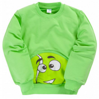 11-251114 "Tennis" Толстовка с карманом, 2-5 лет, салатовый 11-251114 "Tennis" Толстовка с карманом, 2-5 лет, салатовый