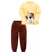 11-258114 "PUPPY" Пижама, 2-5 лет, желтый\коричневый 11-258114 "PUPPY" Пижама, 2-5 лет, желтый\коричневый