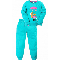 11-268203 "Rain" Костюм для девочки, 2-6 лет, ментол 11-268203 "Rain" Костюм для девочки, 2-6 лет, ментол